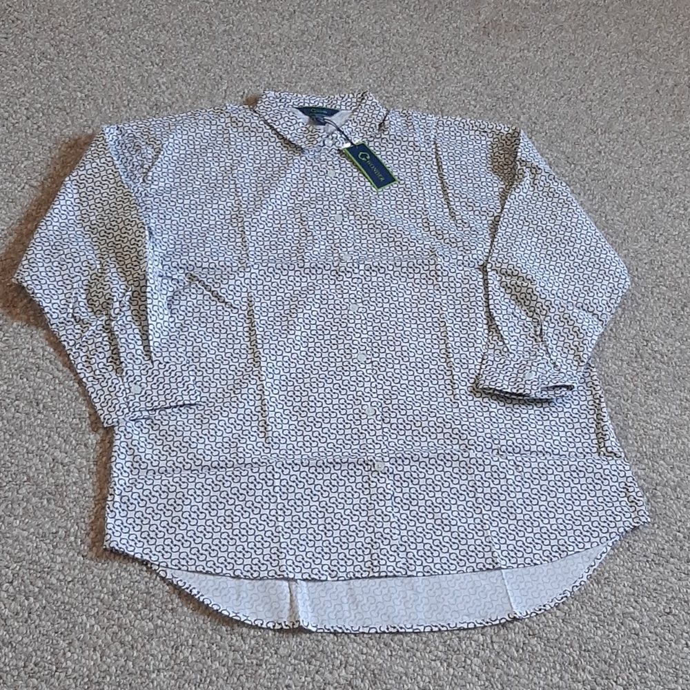 New Oversized Logo Button Down Shirt. - image 5